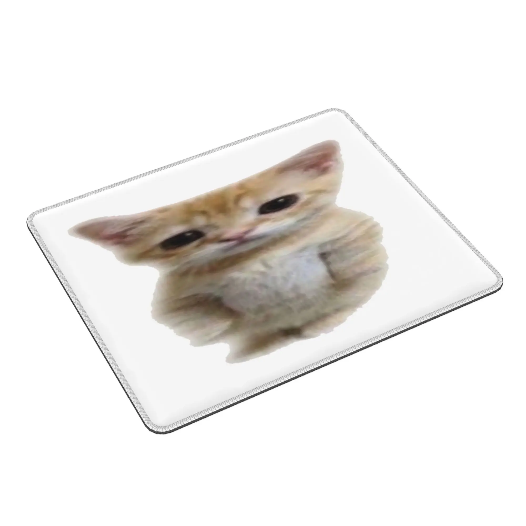 El Gato Alas Mouse Meme Kucing Berdiri Alas Mouse Keyboard Komputer Alas Meja Laptop PC Gaming Alas Meja Aksesori Kantor