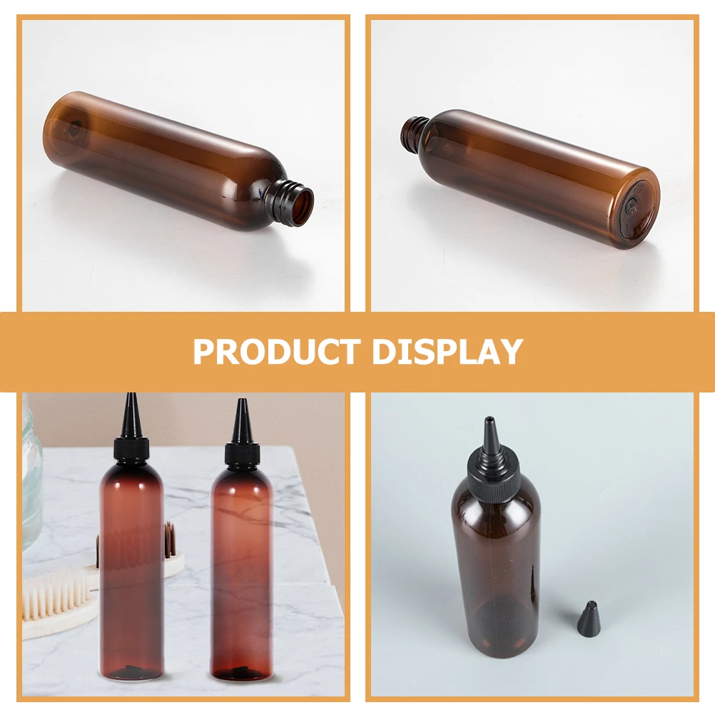 

10Pcs Plastic Shampoo Dispenser Bottles Travel Lotion Containers Refillable Shower Accessories