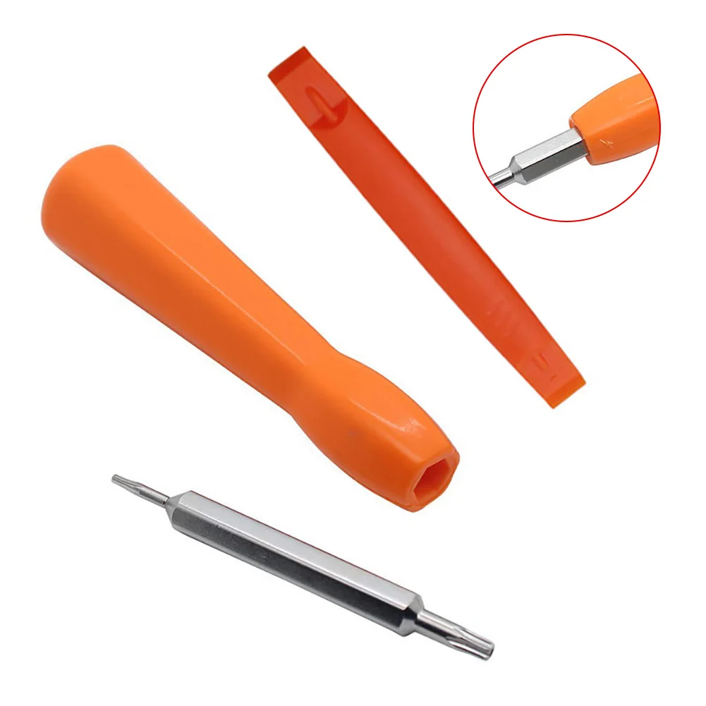 Destornillador de timbre de anillo de doble extremo, destornillador magnético Torx T6 T15, broca de destornillador con palanca, destornilladores de reparación de timbre para el hogar