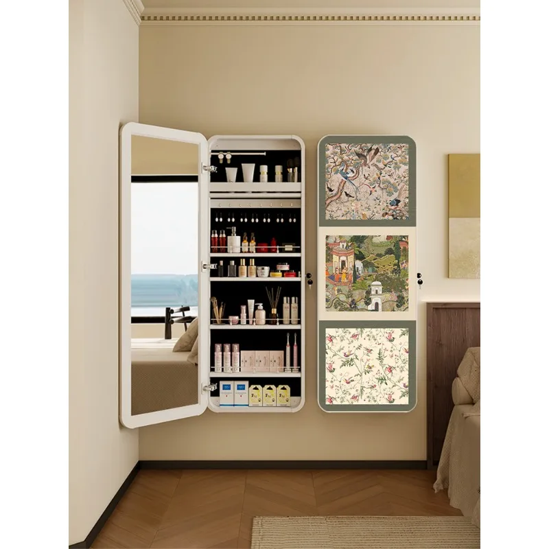 

Полное тело, скрытое зеркало в полный рост, ювелирные изделия, косметика, скрытое невидимое хранилище, настенная живопись, украшение, встроенный замок