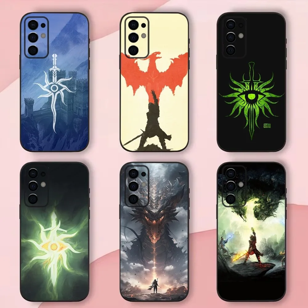 Dragon A-Age Inquisition Game Phone Case For Samsung S24,S21,S22,S23,S30,Ultra,S20,Plus,Fe,Lite,Note,10,9,5G Black Soft Shell