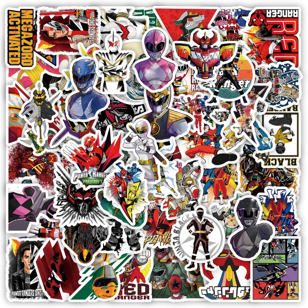 10/30/60pcs Kishiryu Sentai Ryusoulger Stickers Uchu Sentai Kyuranger Kyoryu Sentai Zyuranger Ninja Sentai Kakuranger Sticker