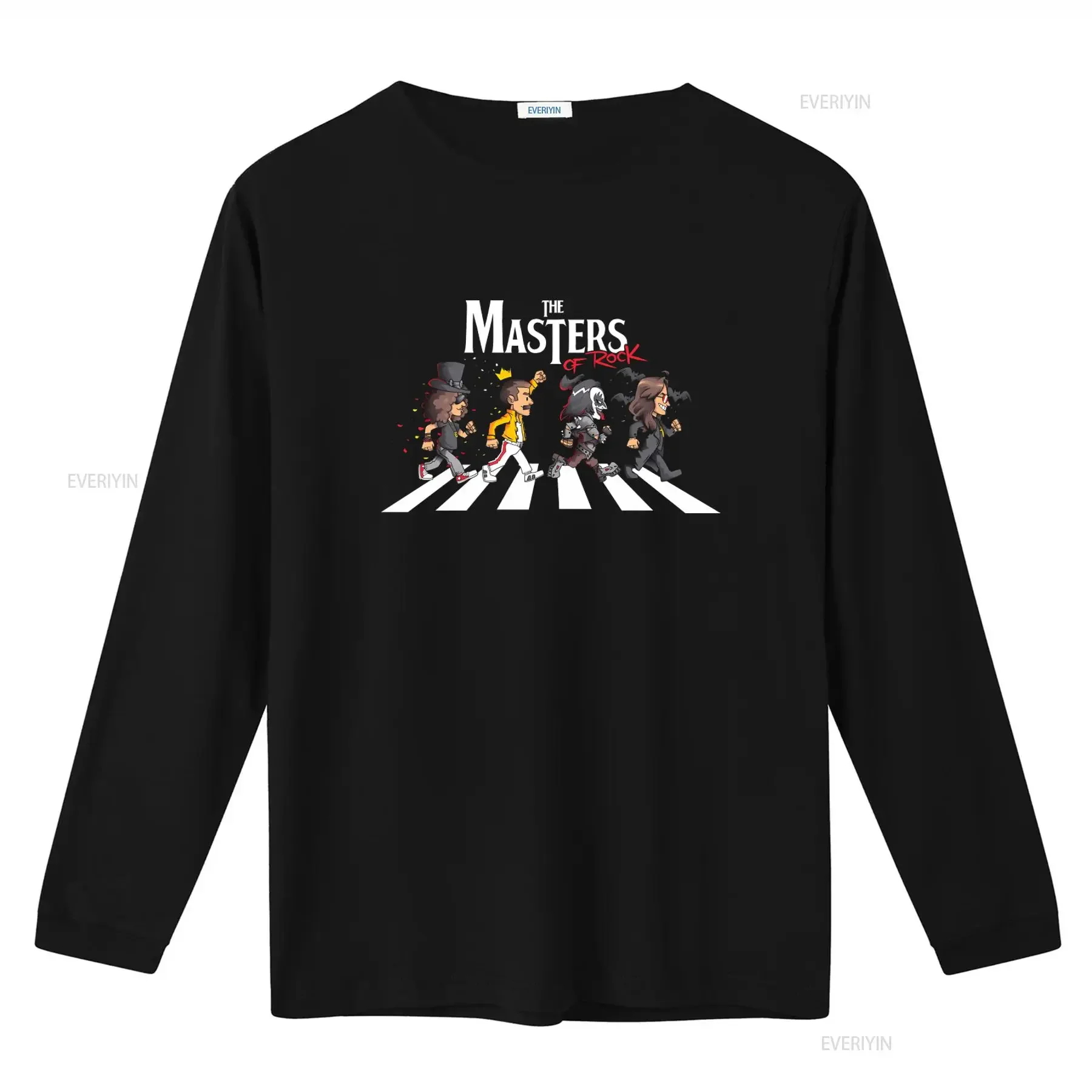 Masters of Rock Band Music Heavy Metal Men's Cotton T Shirt Top Classic Design Comfortable Fit Perfect for Lovers vintage Soft