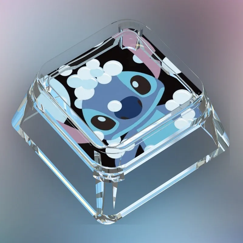 New Anime Cartoon Single Stitch Series Keycap Cartoon Cute Cross Axis Game Mechanical Keyboard Translucent ESC Keycap Toy Gift