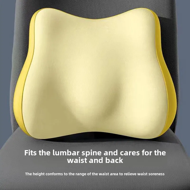 Memory Foam Car Neck Pillow Protective Lumbar Back Support Breathable Car Headrest Neck Cushion Pillow For Back Relieve Stress - Image 3