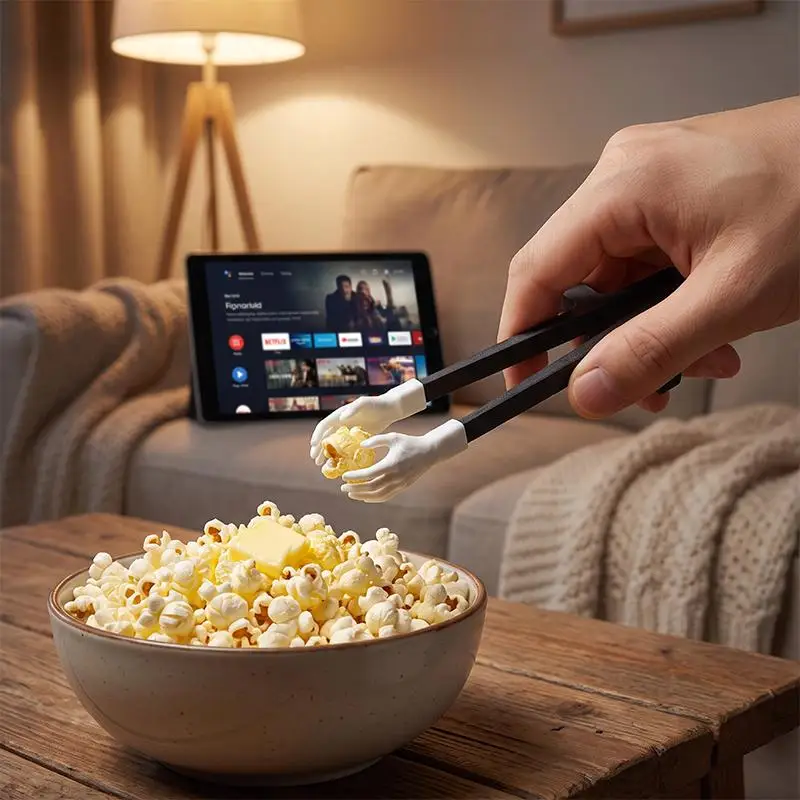 1/2/4Pcs Gamer Snack Finger Chopsticks Reusable Food Safe for Kids Chopsticks Learning Gaming Marathon Movie Time