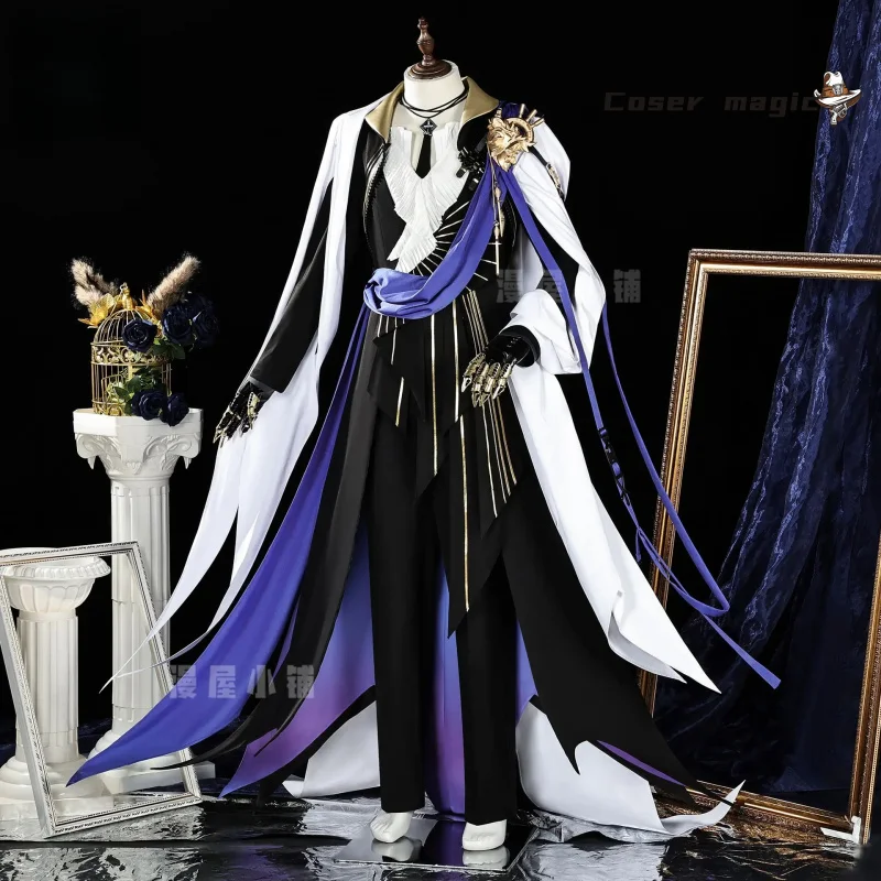 Arknights Phantom Dionysus Costume Cosplay Uniforme Halloween Carnevale Festa Natale Gioco di ruolo Abbigliamento Abbigliamento per uomo
