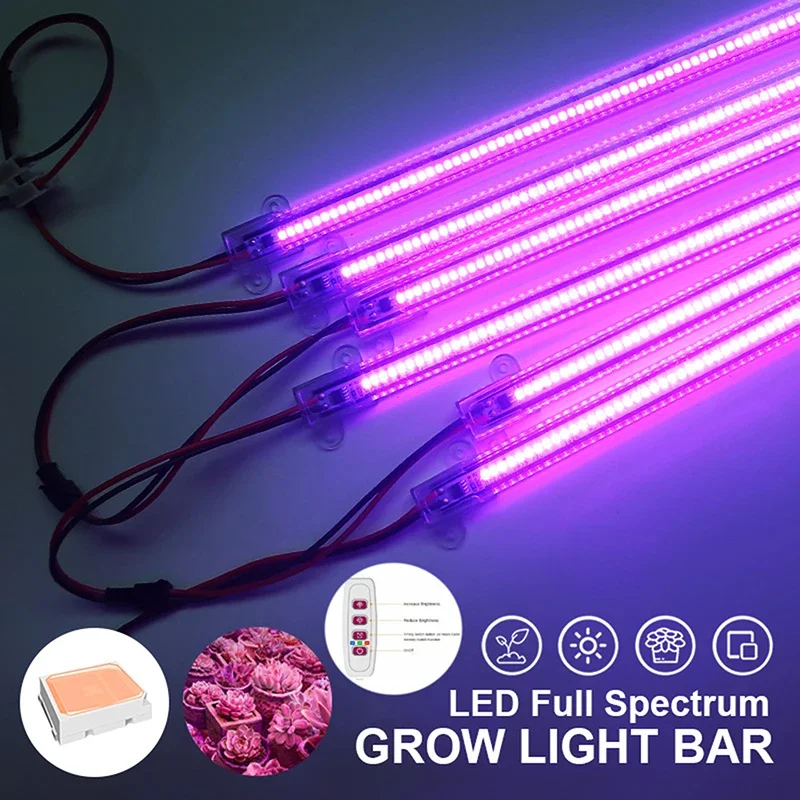 Plant Grow Light Indoor Cabinet Timing USB LED Lamp Full Spectrum Hydroponics Growing Lights for Succulent Flowers Seedling