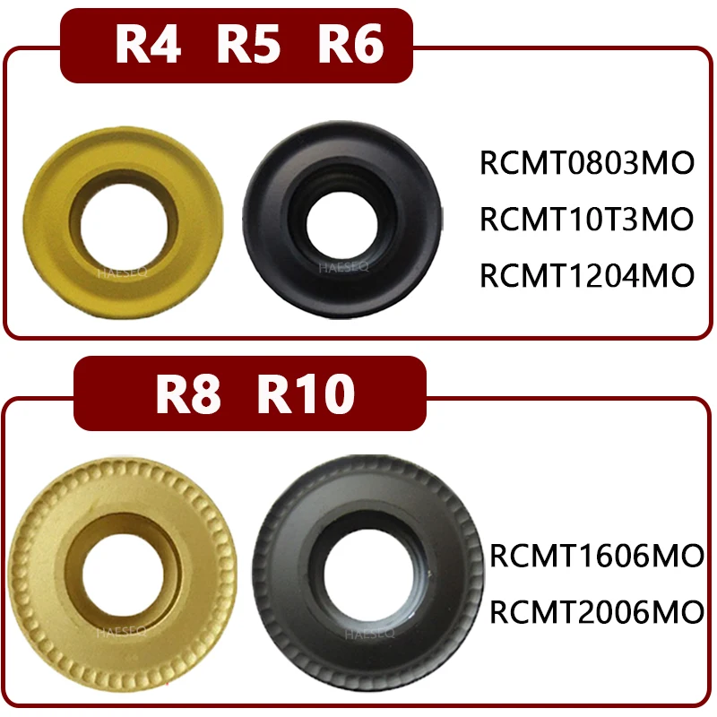 RCMT ZCC CT قاطعة المطحنة RCMT0803MO RCMT10T3MO RCMT1204MO RCMT1606MO RCMT2006MO YBC251 YBC252 Fresa CNC الطحن مخرطة شفرات