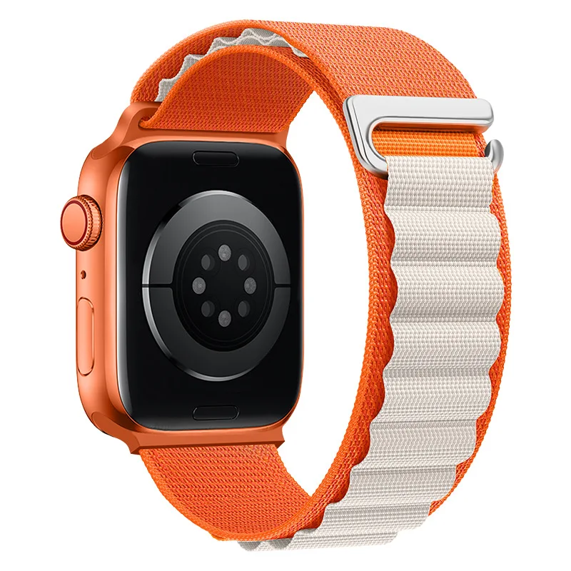 Alpine Loop Armband für Apple Watch Band Ultra 4 3 2 49mm 46mm 44mm 40mm 45 41 38 42mm Nylon Armband für iWatch 12 11 10 9 8 SE 3