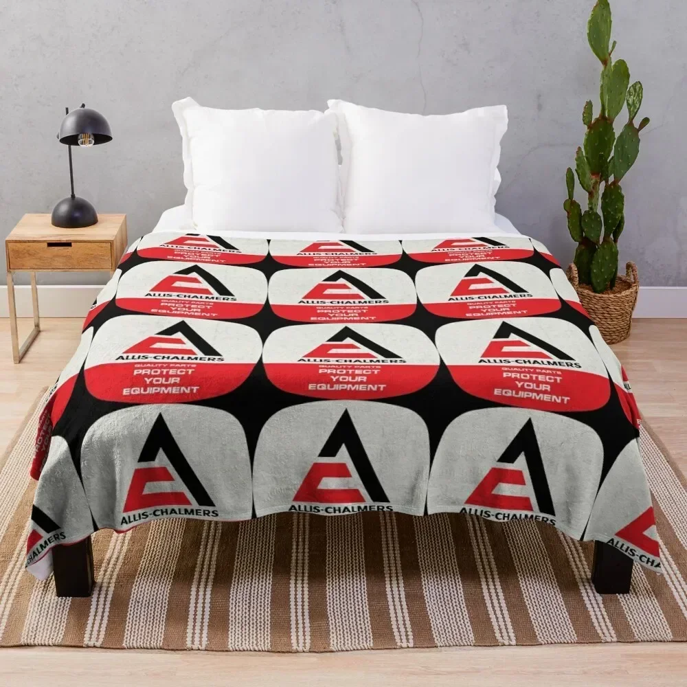 

Allis Chalmers Quality Tractor Parts Throw Blanket Warm Flannel Blanket for Couch Chair Bedroom