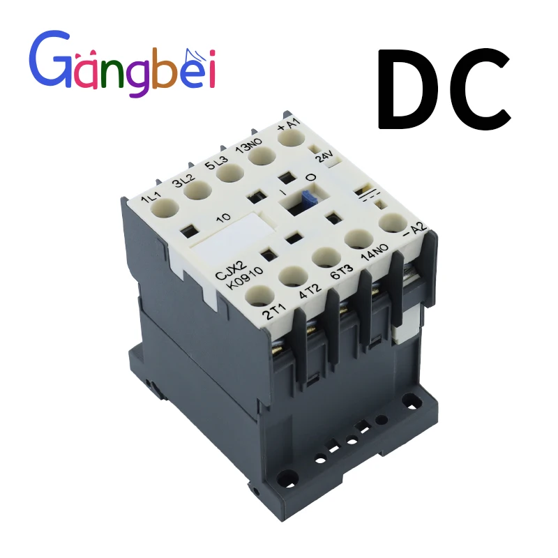 Small DC Contactor, CJX2K0910,1210,1610, 0901, 1201,1601,Mini Type Contactor, 220VDC,110VDC,48VDC,36VDC,24VDC,12VDC, 24VDC,12VDC