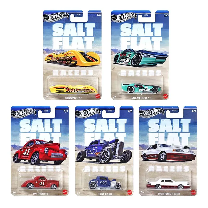 

Original Hot Wheels Silver Series 2025 - Salt Flat Racer - Vintage Mix 1C R7524 Model Toys Gift