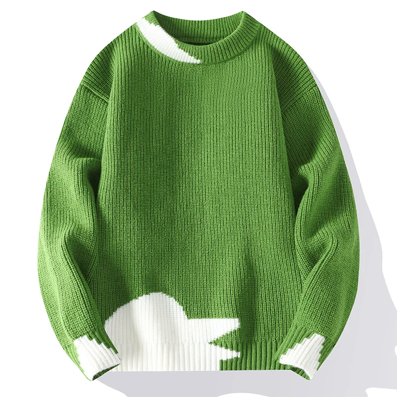 Gorasion новый мужской повседневный свитер с круглым вырезом вязаные зимние пуловеры хлопковые осенние топы высокого качества модный брендовый мужской свитер