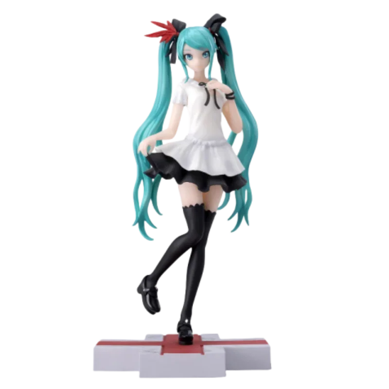 ของแท้Hatsune MikuอะนิเมะรูปโครงการDIVA MEGA 39S Action Figureของเล่นสําหรับเด็กของขวัญวันเกิดสะสมเครื่องประดับ