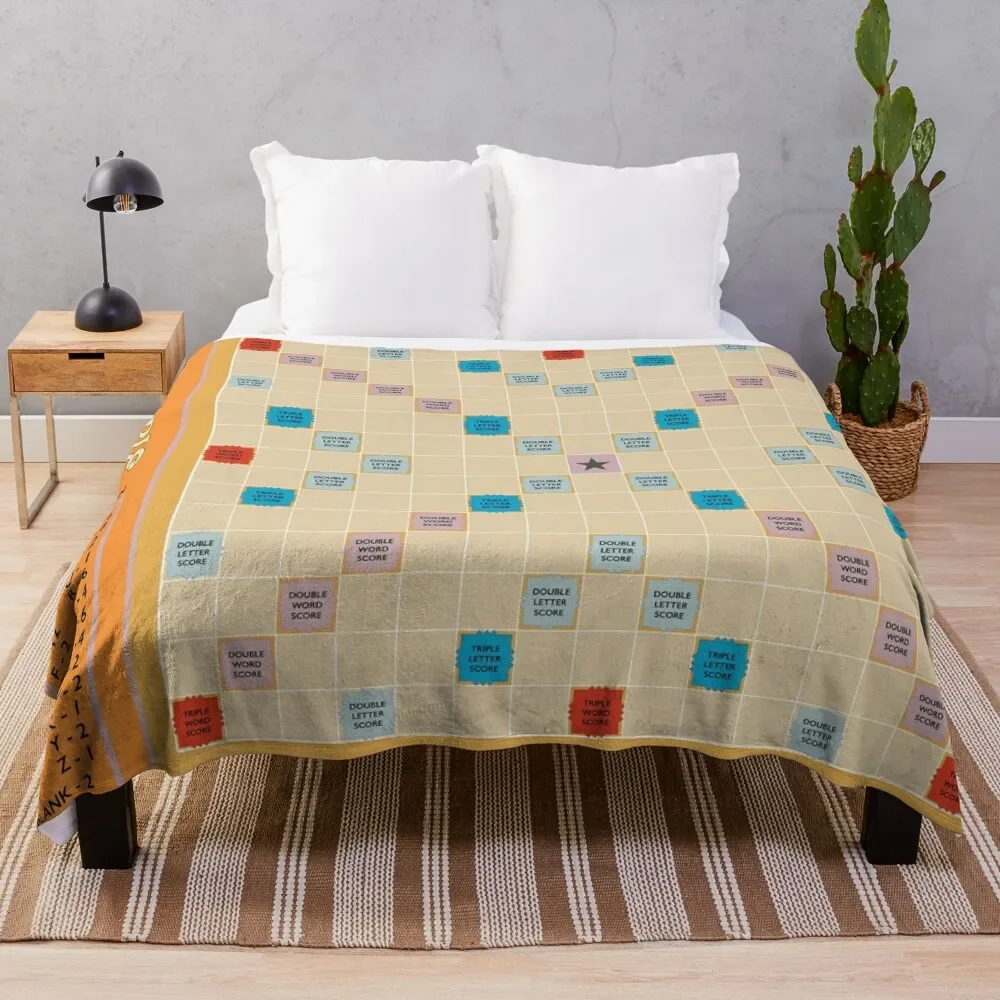 

Scrabble Throw Blanket For Baby Heavy Hair Luxury Brand Blankets