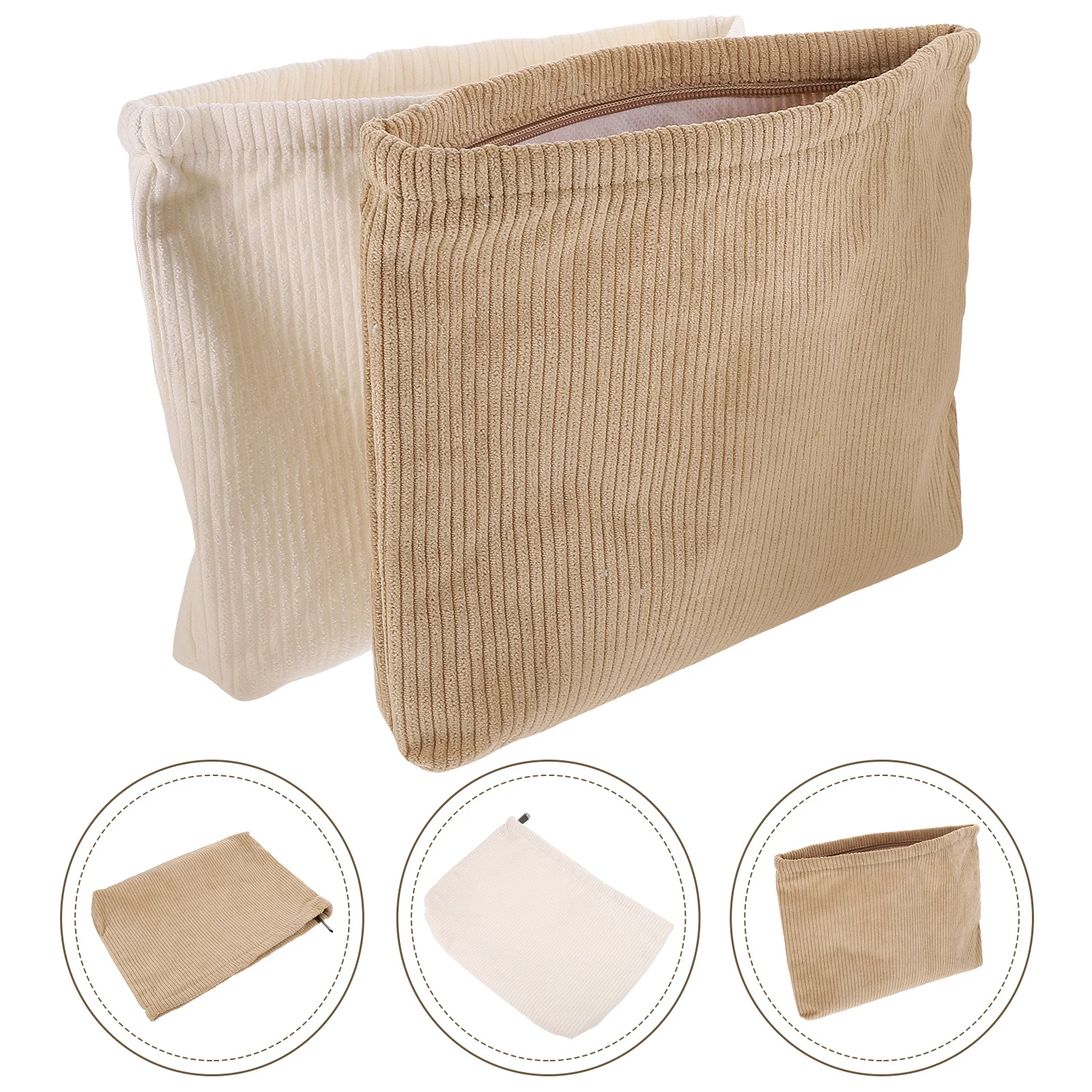 

2Pcs Makeup Bag Portable Zipper Pouch Travel Organizer Small Storage Bag for Women Makeup Bags for Women