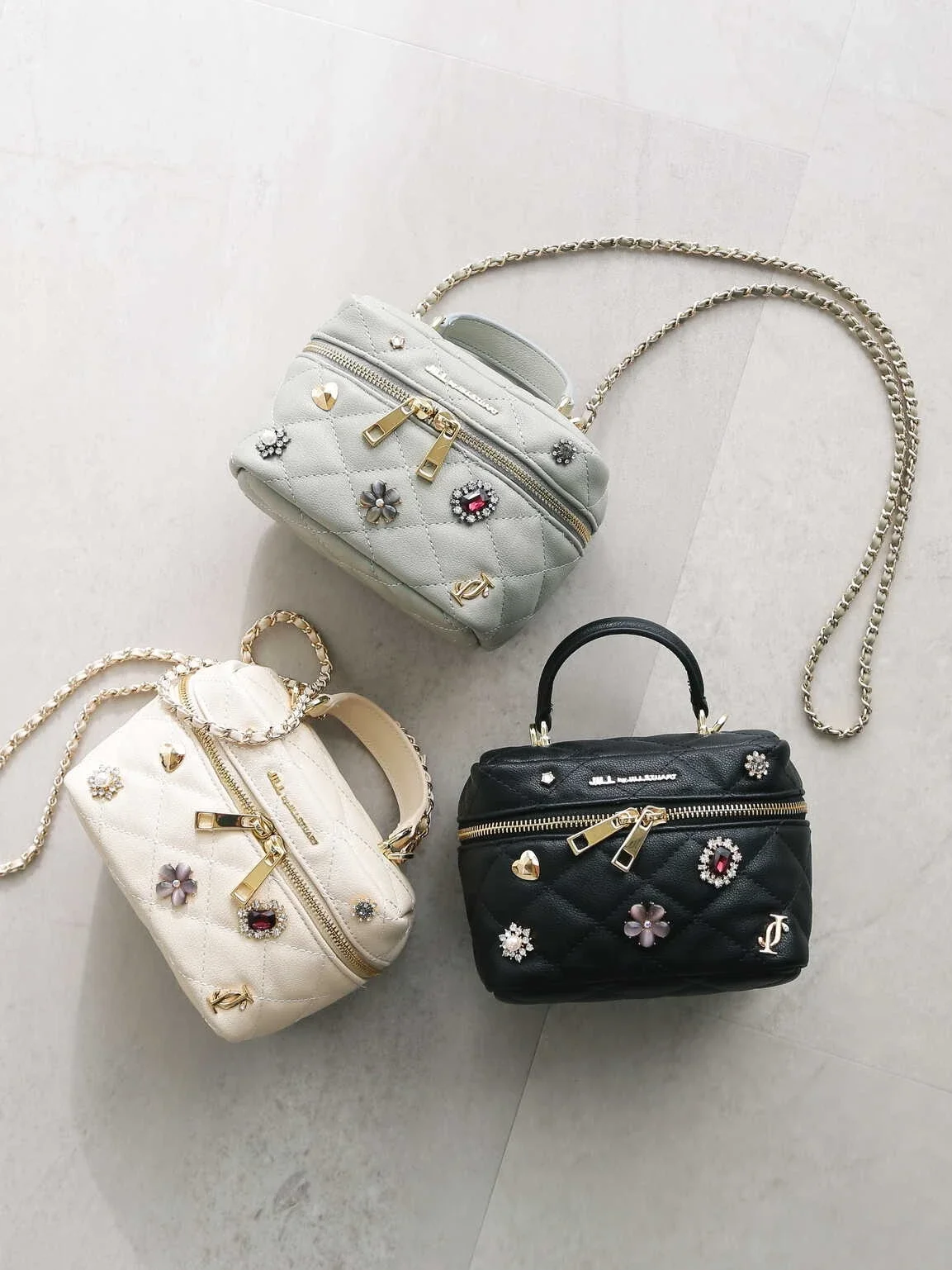 Japanese New Women\'s Mini Bags Lipstick Pack Shoulder Small Chain Bag Inlaid with Diamond Mini Cosmetic Bag Cute Crossbody Bag