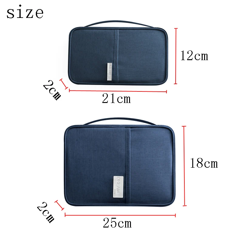 Cartera de viaje para pasaporte familiar, organizador creativo, impermeable, accesorios de viaje, bolsa para documentos, tarjetero