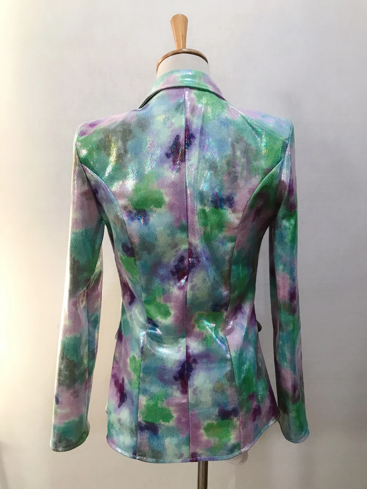 바 나이트 클럽 여성 가수 무대 공연 쇼 가짜 가죽 블레이저 비키니 재즈 댄스 팀 복장 리드 댄서 의상