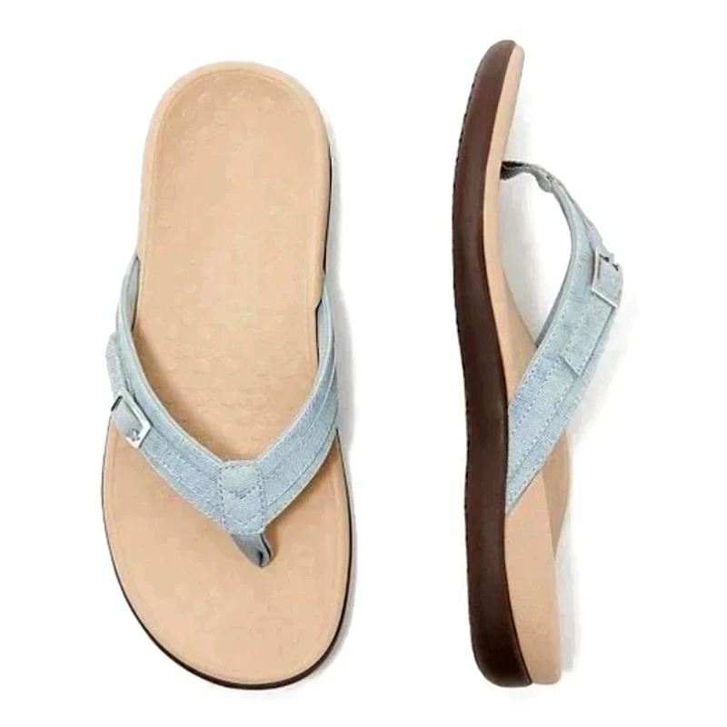 Summer Orthopedic Sandals For Women Girls Non Slip Sole Flip Flops Summer Beach Supply 2023 New Outdoor Open Toe Sandals