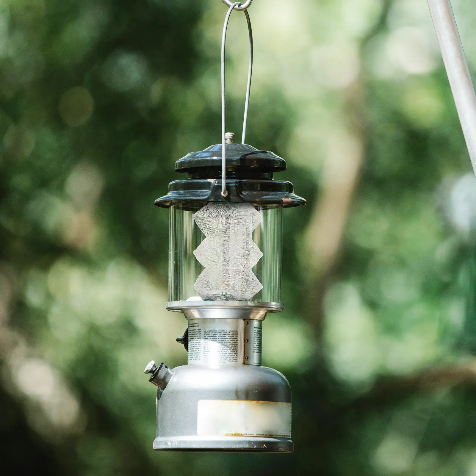 

6Pcs Lantern Mantles Accordion Shape Polyester Mesh Lamp Mantles Bright Camping Lantern Accessories Outdoor