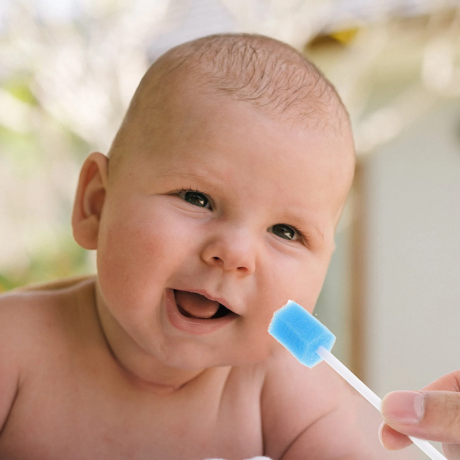 Tamponi di cotone a maniche corte tamponi di cotone 100 pezzi tamponi per la bocca spugna usa e getta per anziani spugna per la cura della bocca spugna per la pulizia dei denti