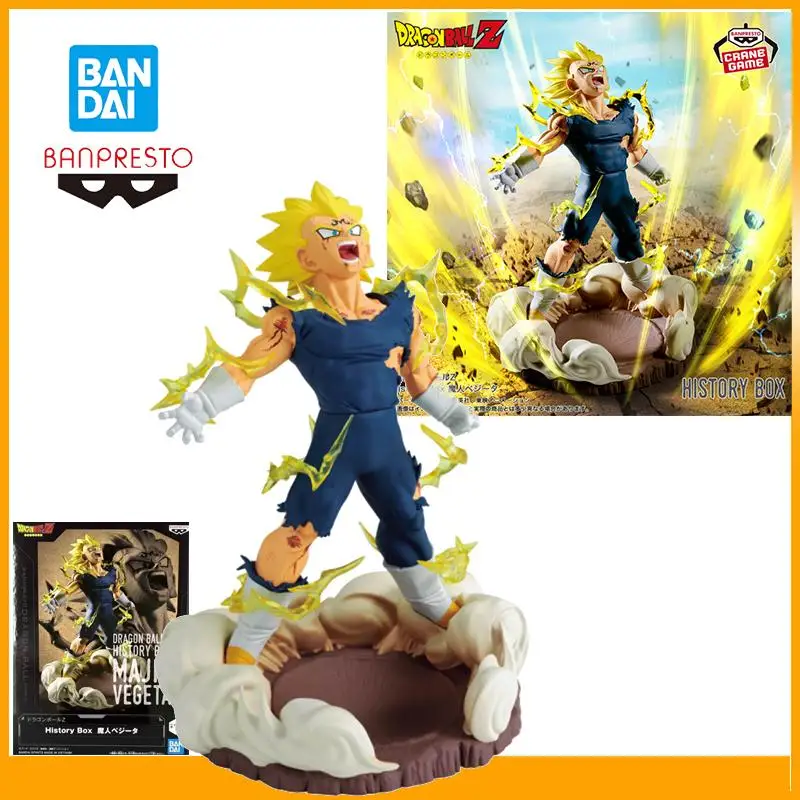 

Original Bandai Banpresto Dragon Ball Z Historybox Vegeta Anime Action Figures Model Gift for Anime Fans Fighting Pose Ornaments