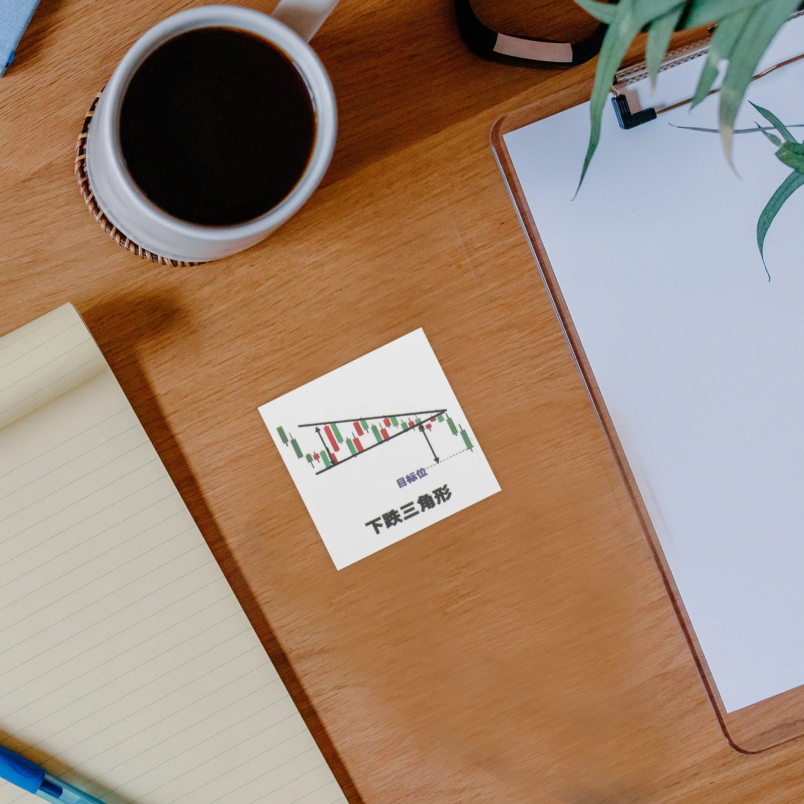 62Pcs Candlestick Chart Stickers Minimalist Aesthetic Design for Journaling Notebook Decoration Creative Stationery