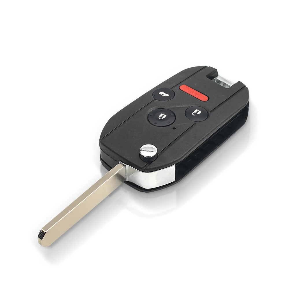 KEYYOU 2/3/4 Buttons Folding Flip Remote Car Key Shell Case For Honda Odyssey Rigeline Accord CRV Civic