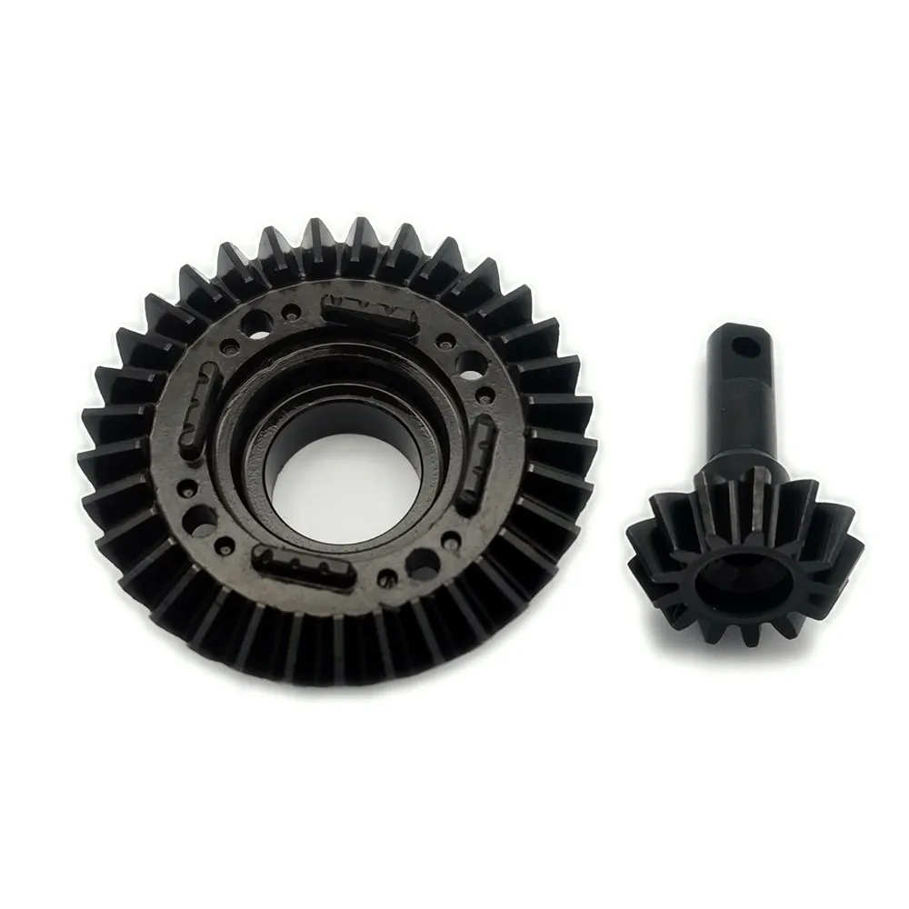 

Hard Steel Front Differential Ring Gear Pinion Gear for Traxxas 1/7 UDR Unlimited Desert Racer 8578