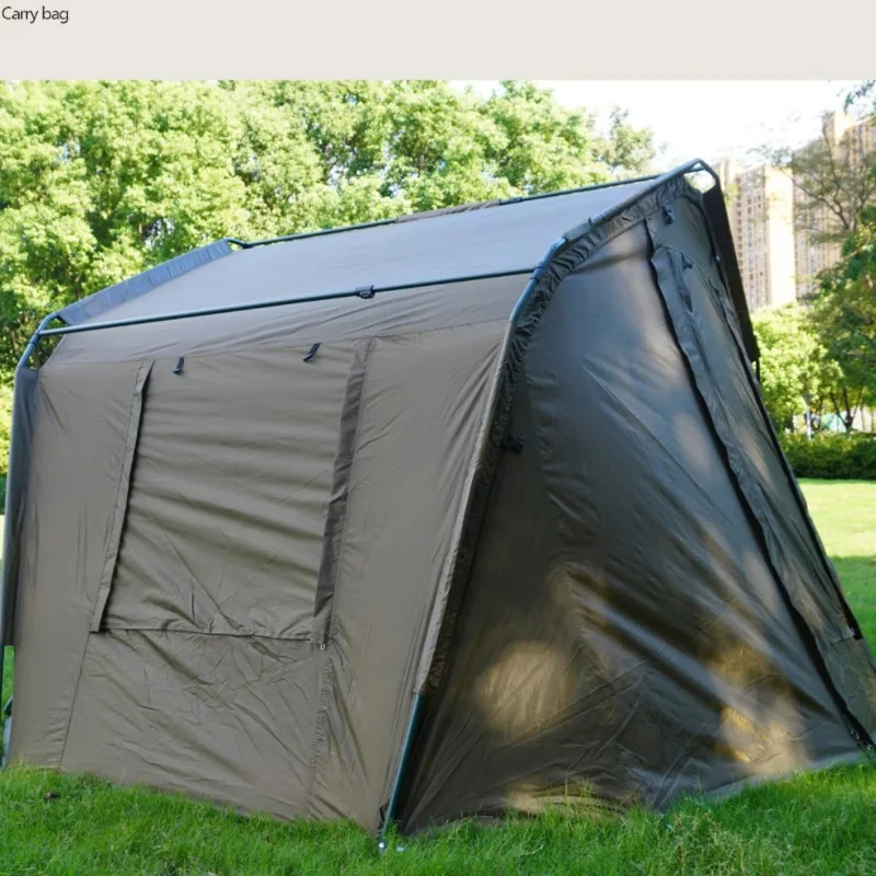 Angelzelt im europäischen Stil, robuster Karpfen, wasserdicht für mehrere Personen, Oxford-Stoff, großes Zelt