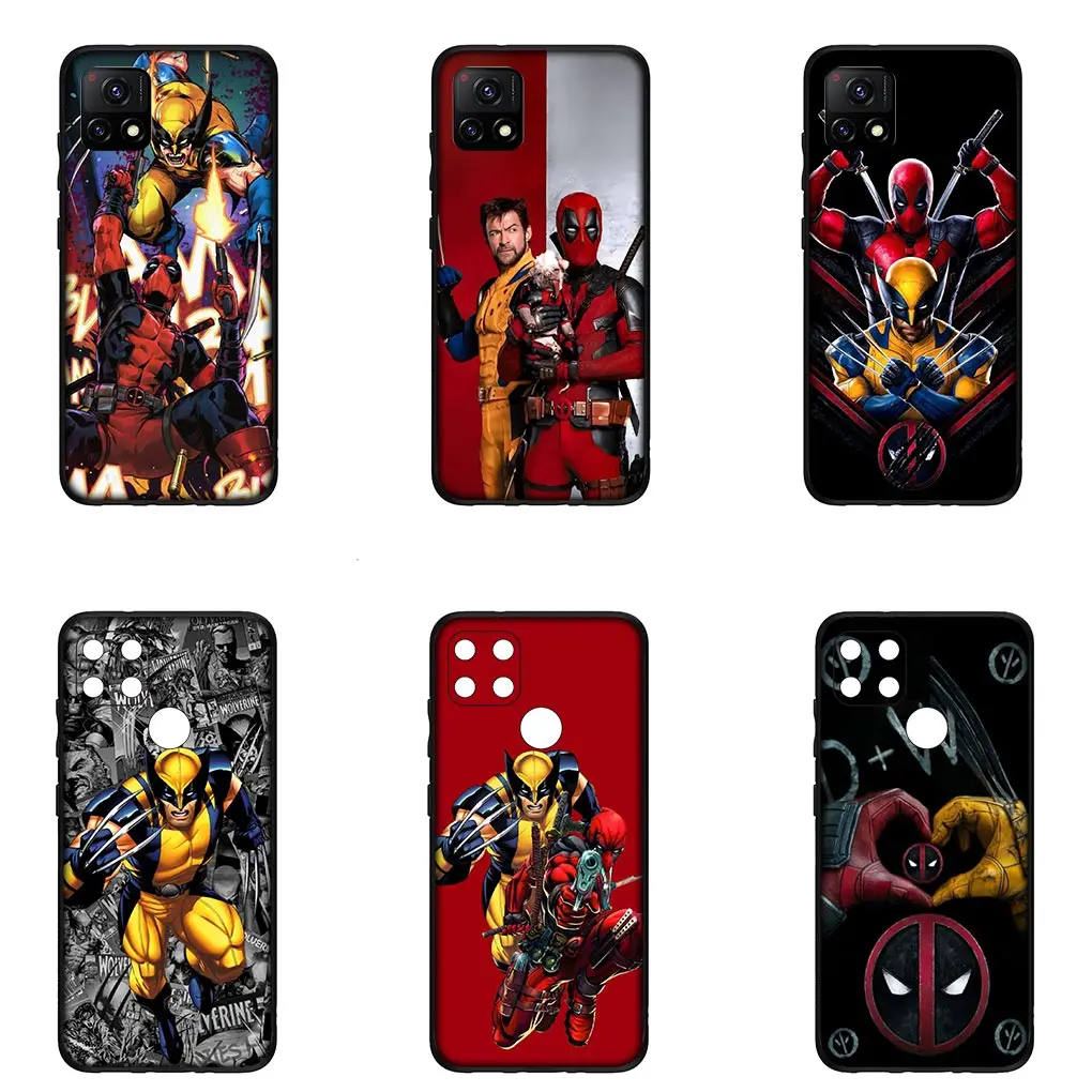 Marvel Comics Wolverine Deadpool for OPPO A17 A15 A16 A12 A53 A54 A57 A78 A79 A58 A38 A98 A94 A96 A74 A95 A77 A76 Cover Case