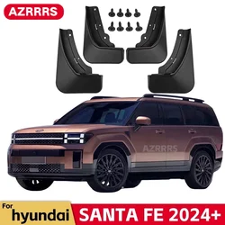 MudFlaps For Hyundai SANTA FE 2024 Hybrid  Mudguards Mud Flaps Splash Guards Front Rear Wheels Fender Car Accessories 4Pcs