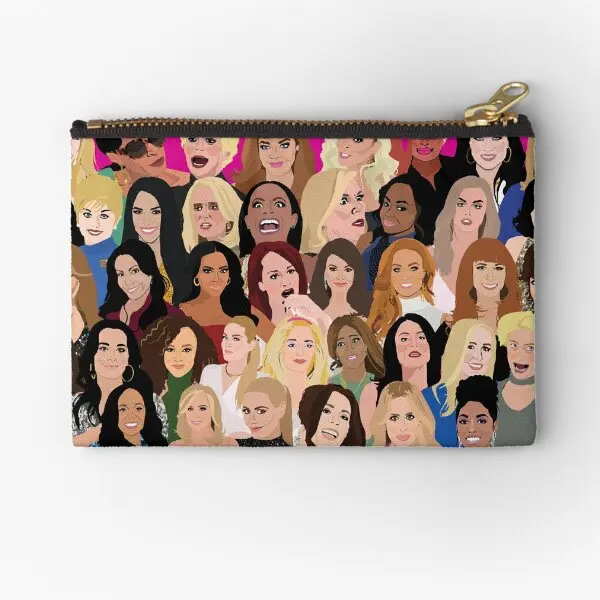 Real Housewives Montage Rhony rhodh R bolsas con cremallera, almacenamiento de monedas, embalaje, BILLETERA, bragas puras, ropa interior, calcetines para hombres, mujeres