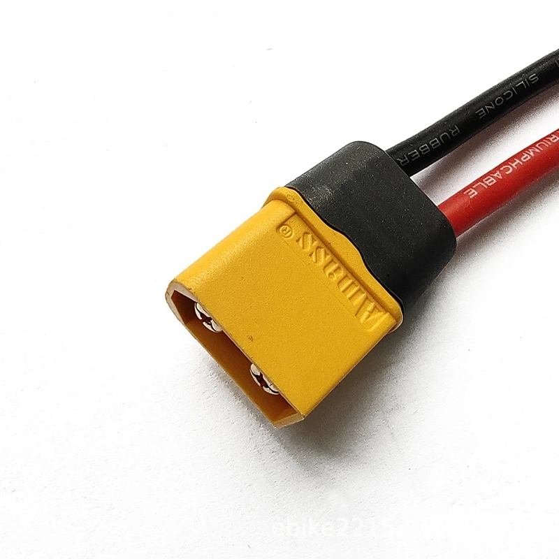 Electric Bicycle Battery Power Cable Lithium Battery Controller Fuse Waterproof 14AWG Discharge Wire XT60