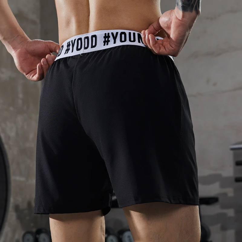 Short Running Pants For Man Letter Print Sport Training Breathable Casual Fitness Pockets Shorts Swim Jogger Summer Beach Short