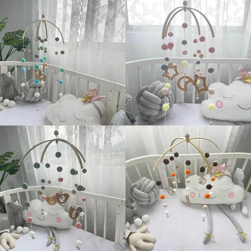 Baby Rattle Mobile presepe Toy Bed Hanging Newborn Wind Bell Kids Room Decoration N1HB