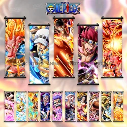 ONE PIECE Scrolls Pictures Anime Posters Eustass Kid Home Decor Boa Hancock Wall Art Shanks Hanging Painting Buggy Mural BIG MOM