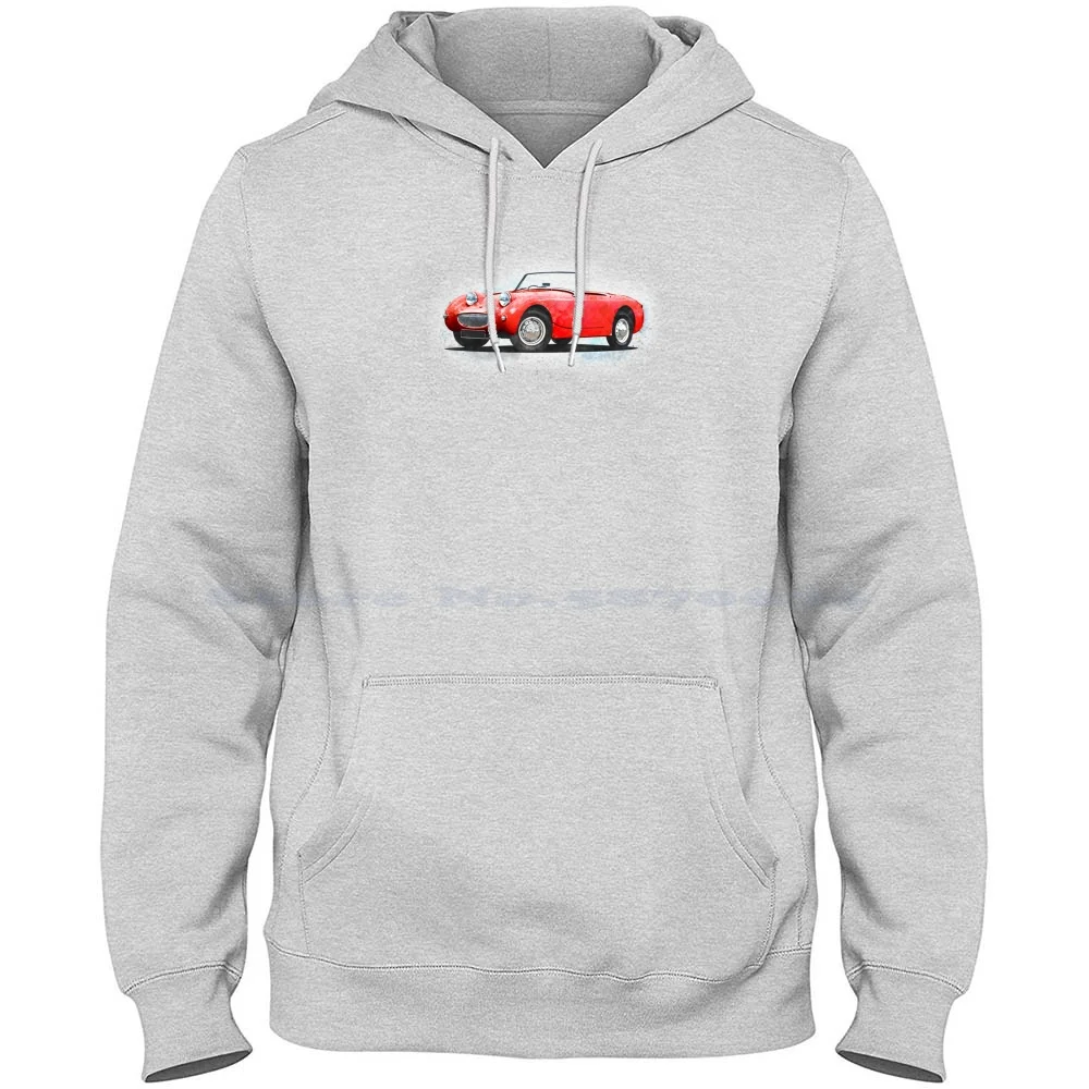 

Austin Healey Frogeye Sprite Red 100% Pure Cotton Hoodie Tshirt Austin Healey Frogeye Sprite Classic Car English British Car