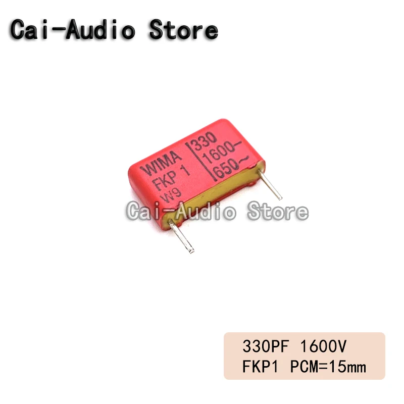 2PCS/5PCS/10PCS/Lot Brand NEW Germany WIMA FKP1 1600V 330PF 1600V331 Film Capacitor 1600v330pf 331 Pitch 15mm FKP1T003304B00JSSD