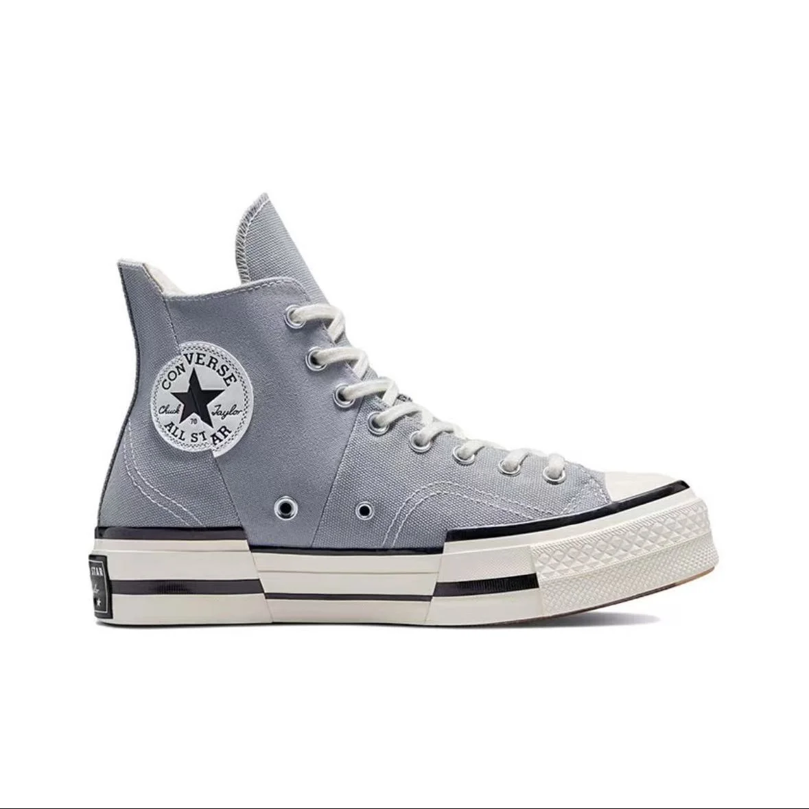 Converse Chuck 70 Plus Chuck Taylor Men and Women High Casual Shoes Skateboard Sneakers Canvas Shoes Light Blue