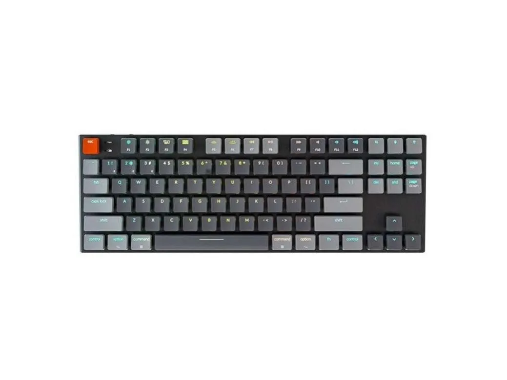 Hot selling  Keychron K1 87-key colorful RGB version Charging wireless or wired Mechanical GAME keyboard