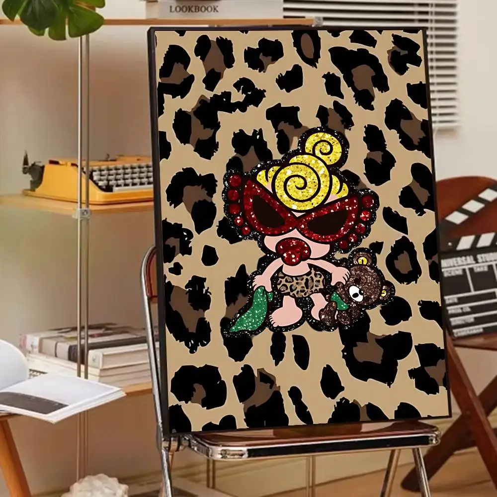 H-Hysteric Cute M-Mini Poster Fancy Poster Wall Sticker for Living Room Bar Vintage Decorative Painting