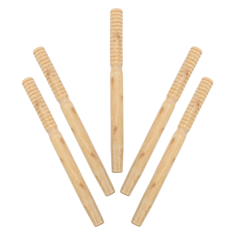 

5pcs Gardening Tools Wooden Handle Set Multifunctional Farming Replacement for Hoe Shovel Durable Agricultural