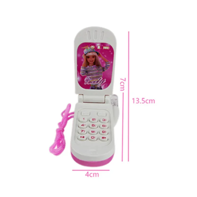 Jouet de téléphone électronique musical mignon pour enfants, éducation précoce, téléphone portable de dessin animé, mini jouet pour bébé, nouveau, 1 pièce