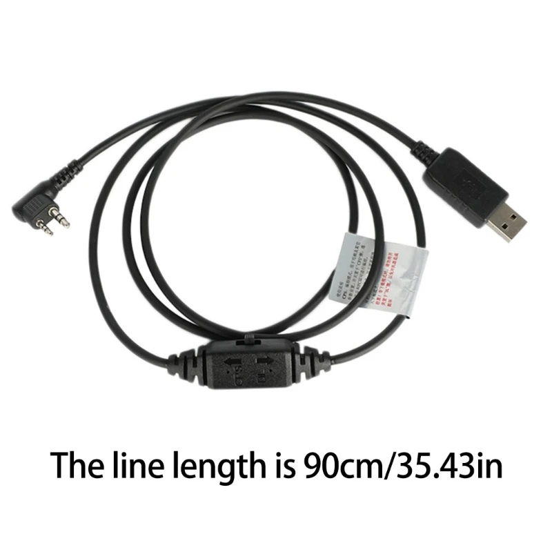 USB Programming Cord Cable USB Write Frequency Line for TD500 PD530 BD500 Interphone Frequency Write Cable 90cm/35inch