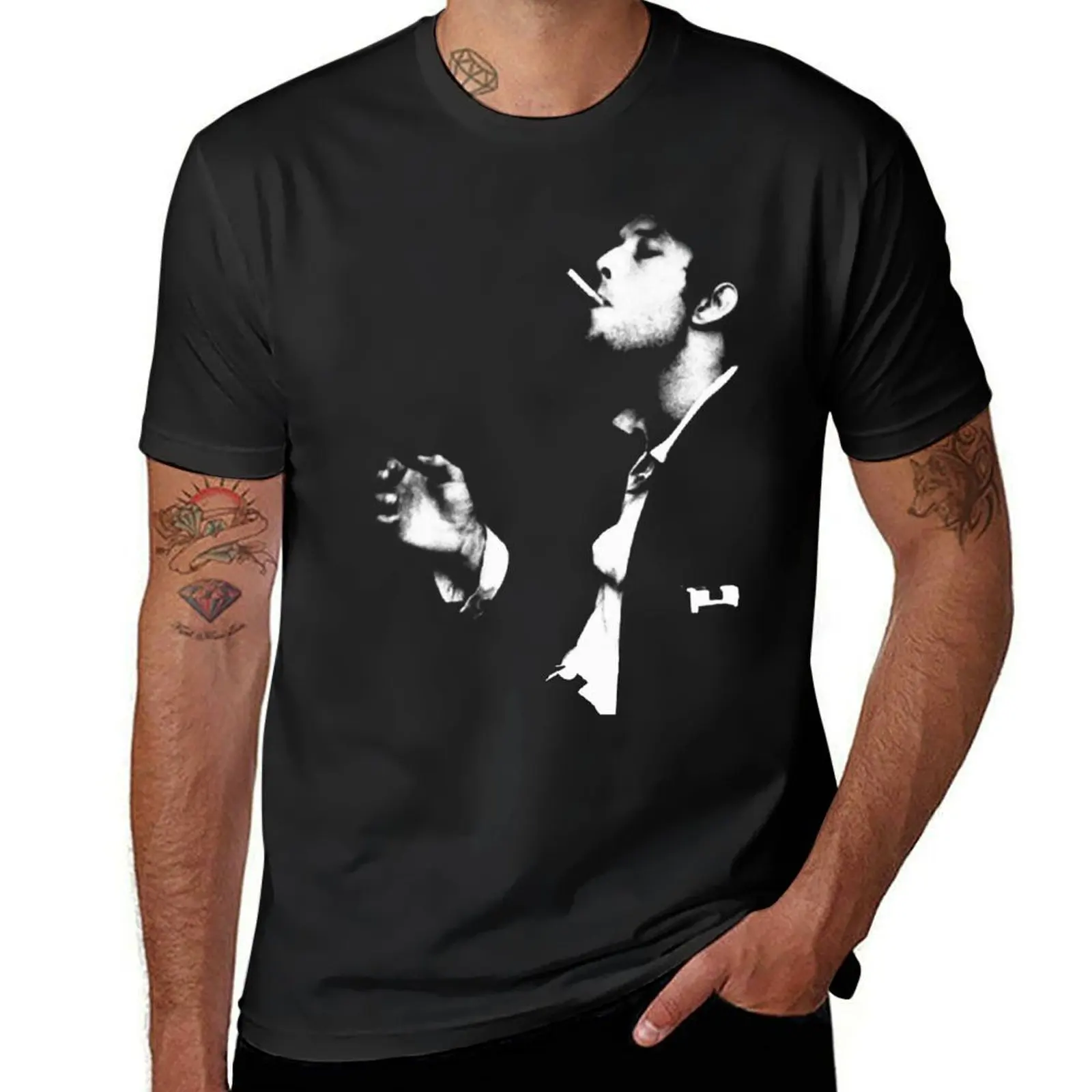 

Tom Waits icon T-Shirt quick-drying blanks hippie clothes blacks men clothes