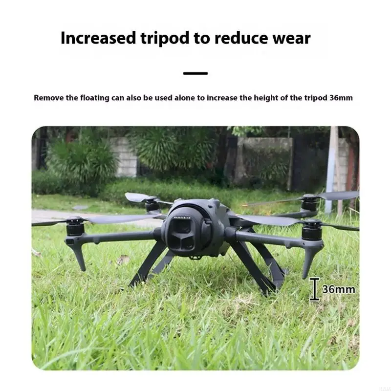 مقاوم للماء العتاد الهبوط لمدة 4 طائرات بدون طيار يزيد 105 ملم #2