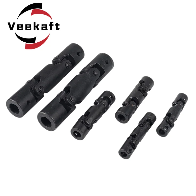 Imagem -06 - Veekaft-acoplador Universal Cross Shaft Seção Dupla Junta Universal Seção 25 mm 28 mm 30 mm Precisão 1pc